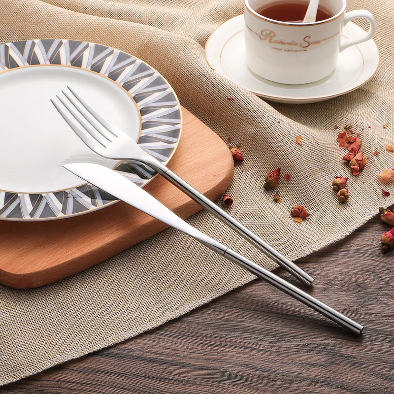 Набор столовых приборов из нержавеющей стали 24 шт.|stainless steel dinnerware set|for fooddinnerware set |