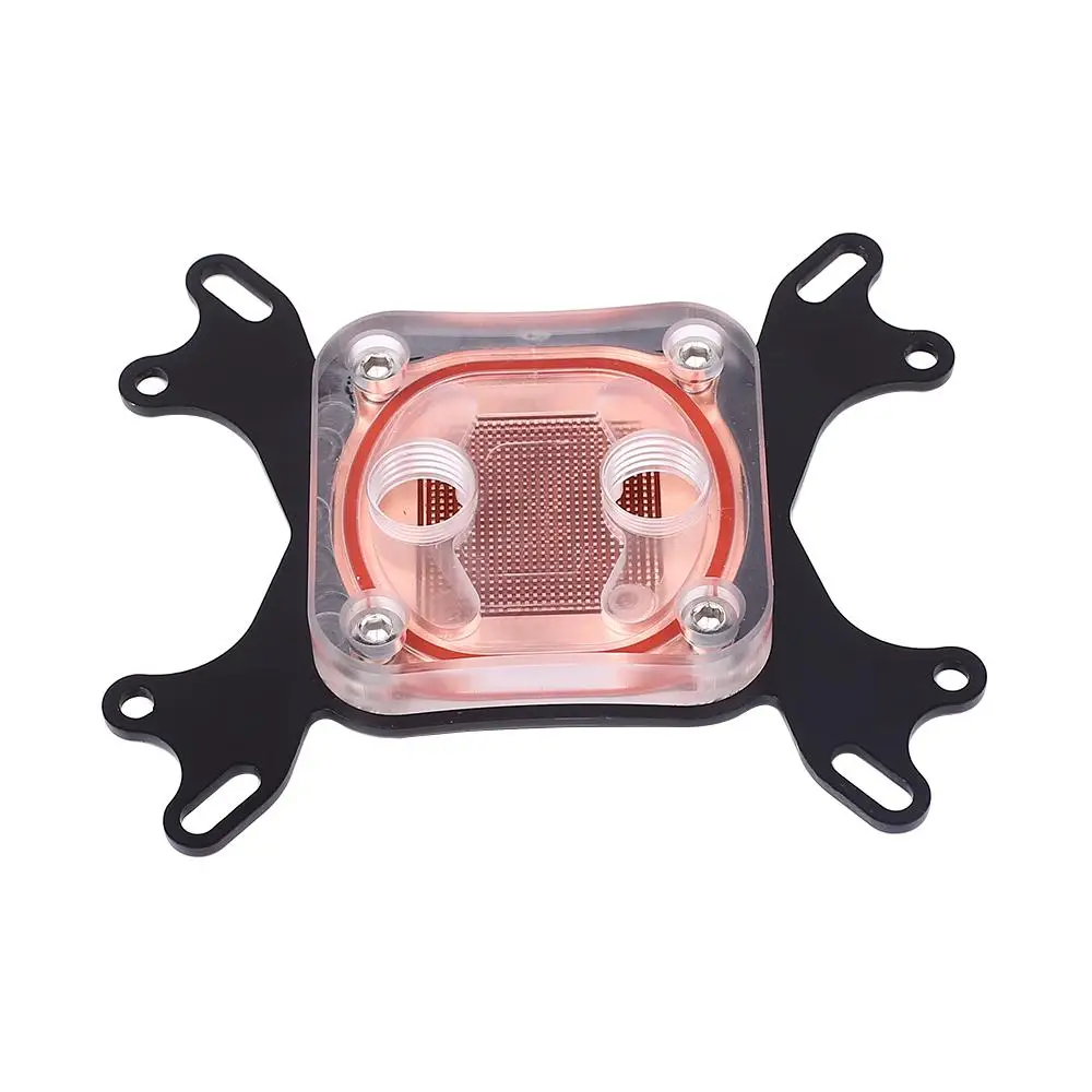

AMZDEAL CPU Water Cooling Block Arylic Transparent Liquid Cooler For AMD/INTEL Universal