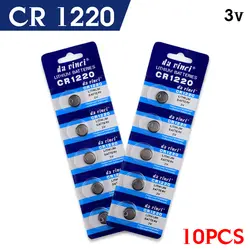 10x CR1220 ECR1220 KCR1220 BR1220 LM1220 литий-ионный В 3 в кнопочный Аккумулятор для монет Оптовая Продажа заводская цена часы