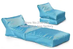 Синий портативный стул мешок бобов, складные уличные beanbag гамак, мебель диваны бобов хорошего качества набор-водонепроницаемый