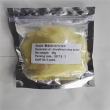 YAFUYAN 50g Raw Natural Organic Unrefined Shea Butter Oil Fresh Grade Nourishing Moisturizing Wrinkle Skin Care