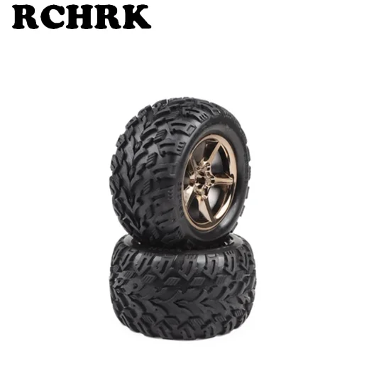 

2pcs ET1052 wheel Tire components tire diameter is 136MM width 73MM adapter 17MM Suitable for RC car 1/10 VKAR BISON