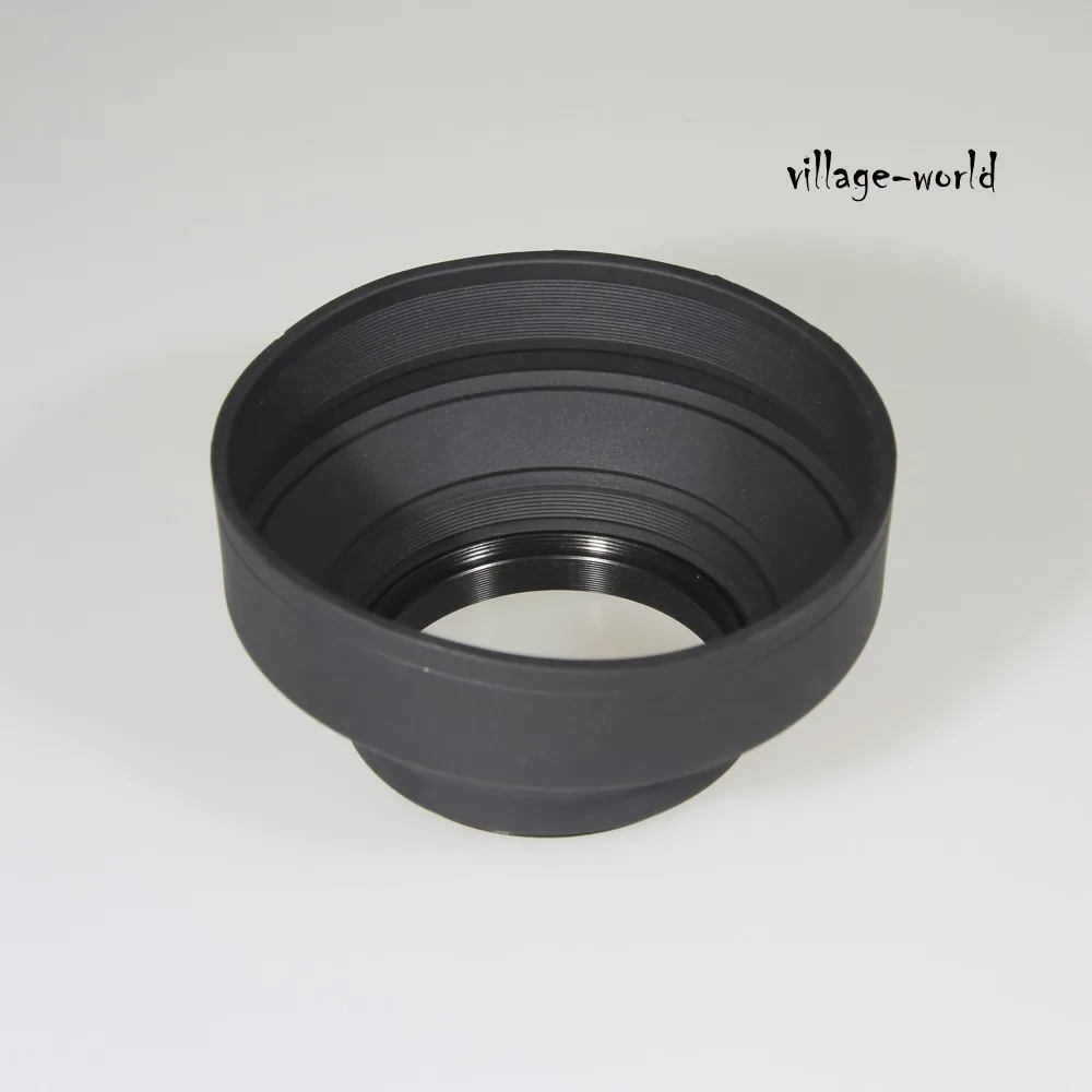 10 шт. 58 мм 3 в 1 этап 3-ступенчатая резиновая складная бленда объектива для Canon Nikon sony Pentax Contax Olympus Samsung DSLR SLR камеры