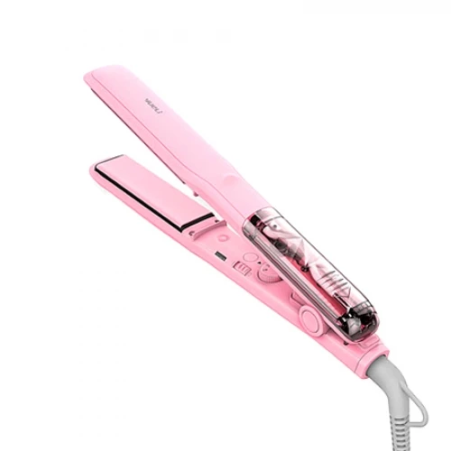 

Professional Vapor Steam Hair Straightener Curler Salon Hair Styling 5 Levels adjustable Temp Personal Adults Use