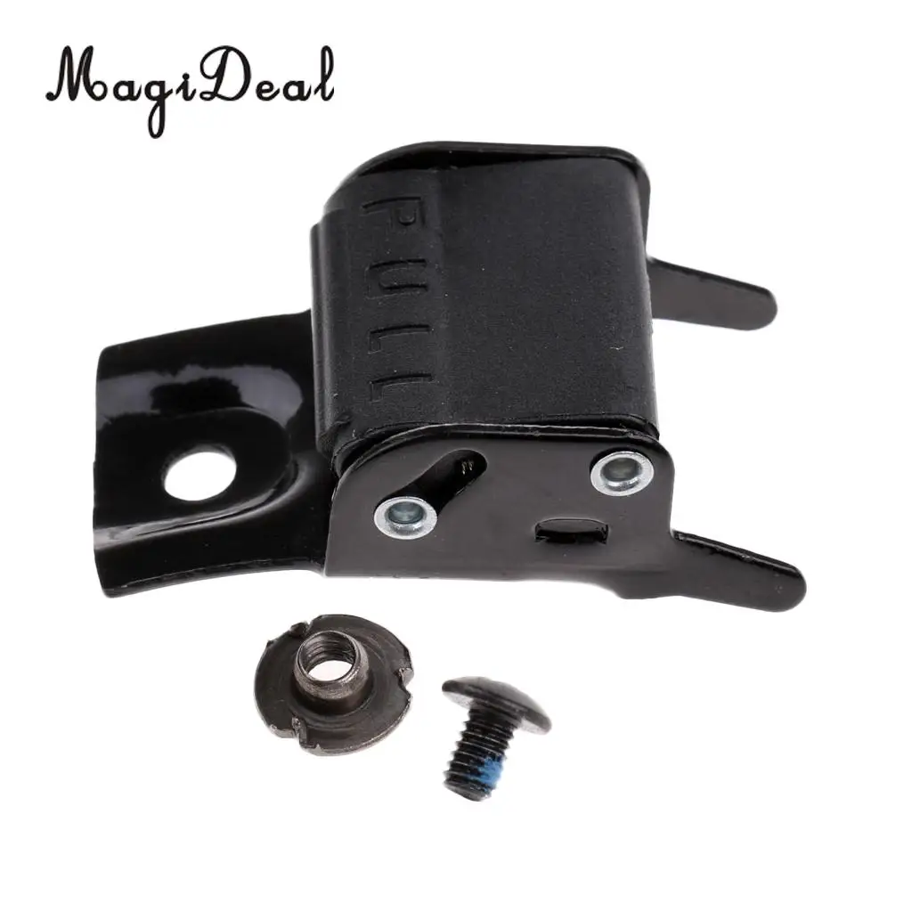 2 Pieces Replacement Inline Roller Skates Strap Buckles Skating Belt Clasp with Screw & Nut Outdoor Sports