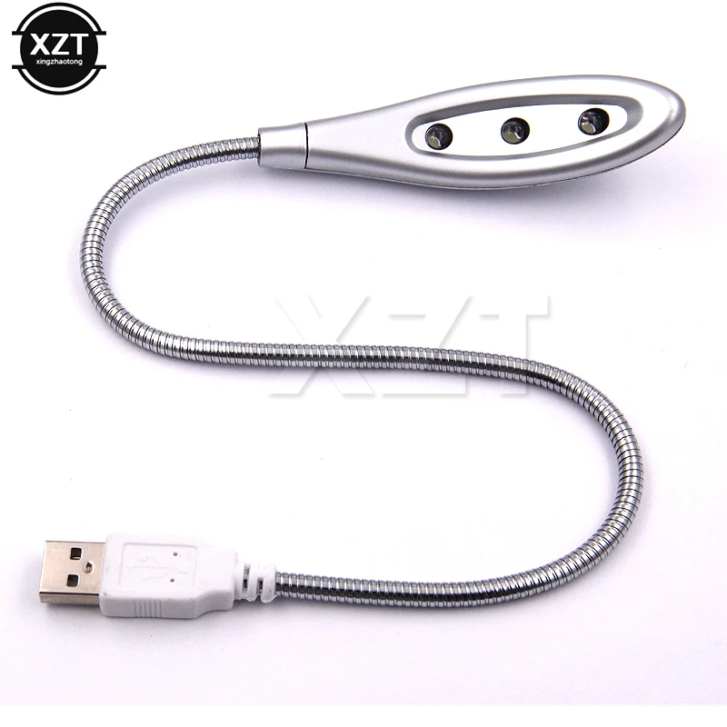 Лидер продаж 3 светодиодный USB светильник в виде змеи лампа для ноутбука ПК