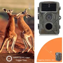 PDDHKK 2," цветной TFT ЖК-экран Цифровая камера для слежения на охоте 1080 P HD Поддержка 32 Гб TF карта ИК камера для наблюдения за дикой природой водонепроницаемый