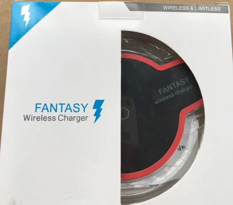 50Pcs Mini Qi Wireless Charger For Apple iPhone Xs Max X 8