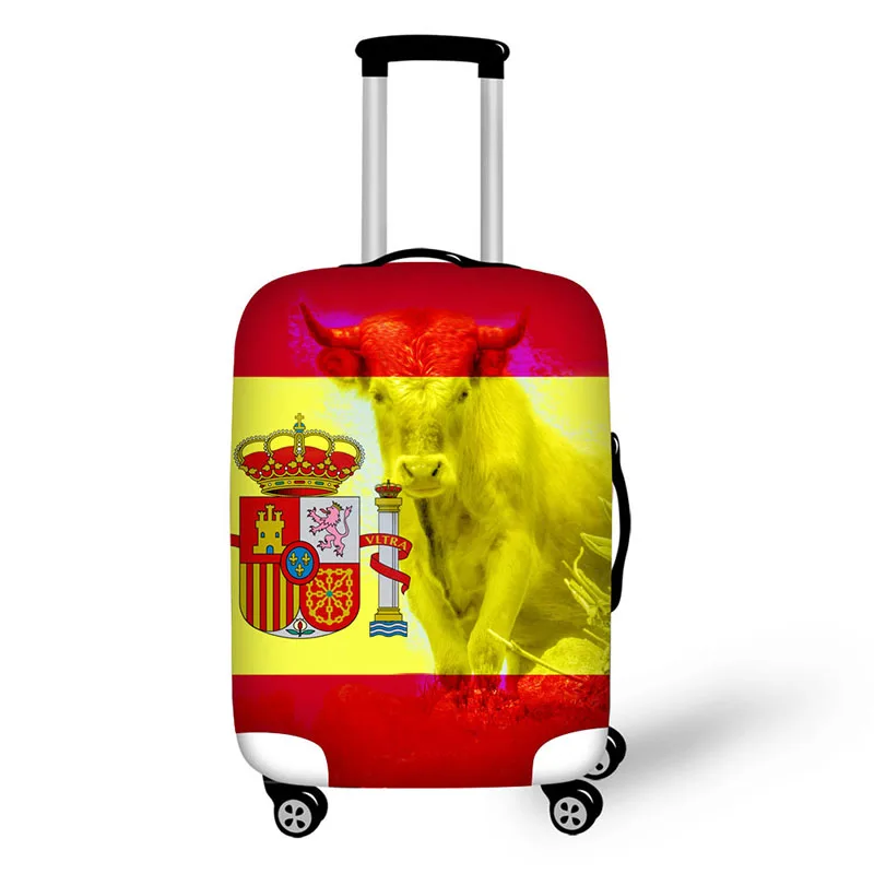 Flag eagle lion tiger travel accessories suitcase protective covers 18-30 inch elastic luggage dust cover case stretchable bag
