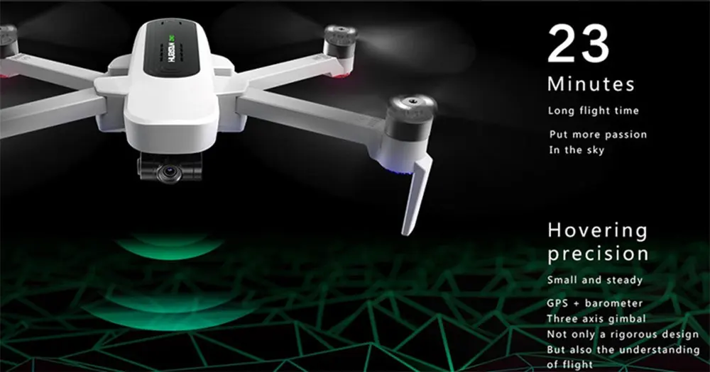 Hubsan H117S Zino Радиоуправляемый Дрон GPS 5,8 Г 1 км с видом от первого лица в формате 4K UHD, Камера 3-осевой карданный стабилизатор для дрона с дистанционным управлением квадракоптер uav RTF RC дроны