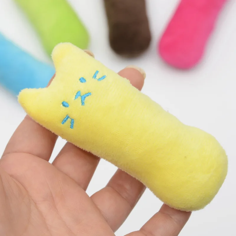 

Pet Toys For Cat Dog Plush Thumb Toys Claws Thumb Bite Cat Wholesale Cute Interactive Fancy Pets Teeth Grinding Catnip Toys