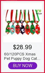 Estimação de Natal Grandes Laços de Pescoço