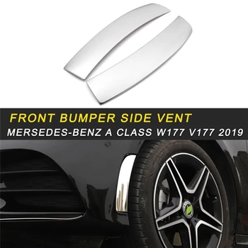 

Front Bumper Side Vent Trim Cover Accessories Sticker for Mersedes-benz A Class W177 V177 2019 Auto Car