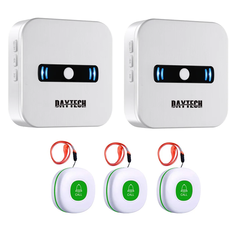 DAYTECH Pagers Беспроводная кнопка вызова для пожилых людей пациентов персональных в