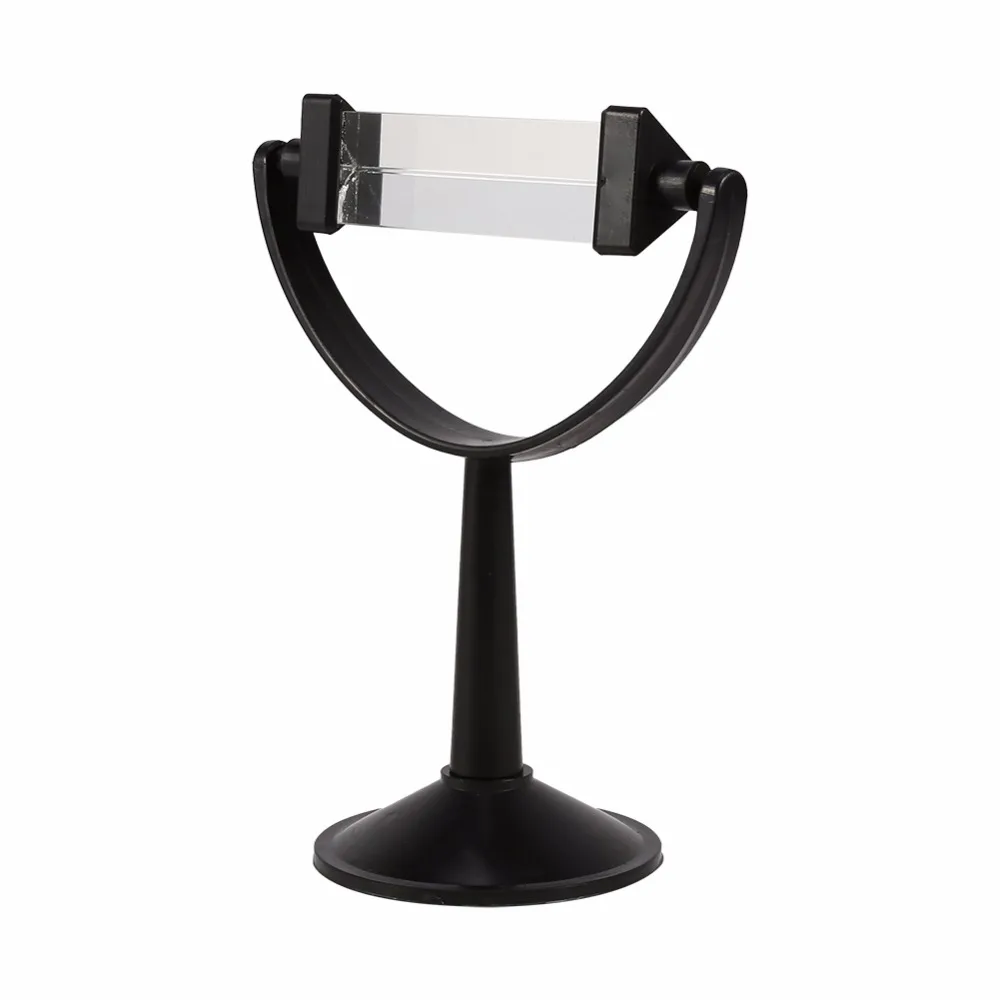 

Professional Optical Element Optical Glass Triple Triangular Prism with Stand Physics Light Spectrum
