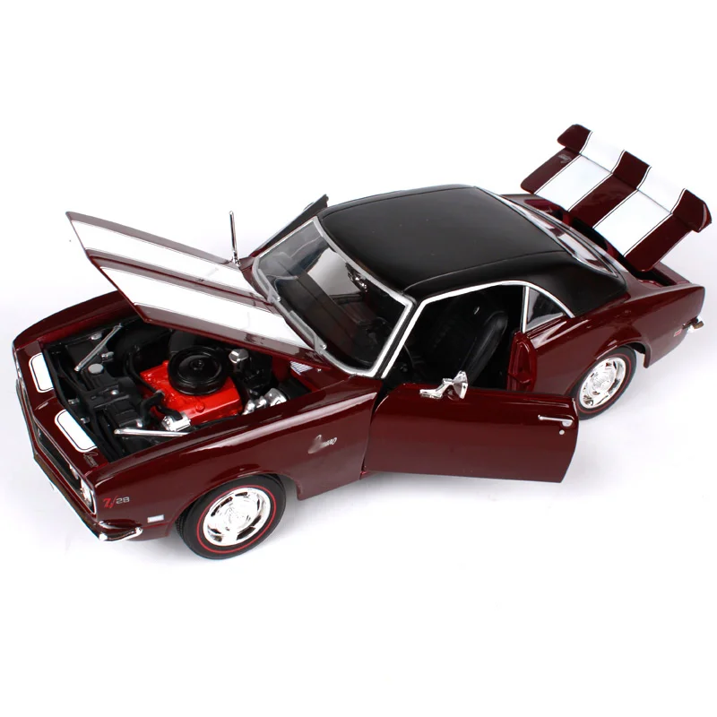 Maisto 1:18 1968 Chvrolet Camaro Z/28 Muscle старая модель автомобиля литая под давлением модель автомобиля игрушка Новинка в коробке 31685