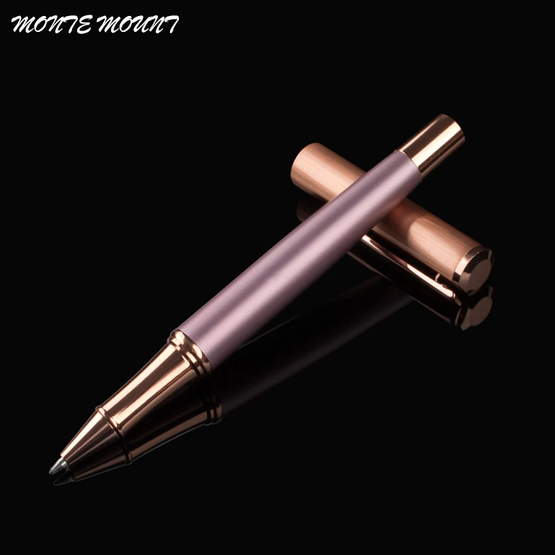 Роскошная серия MONTE MOUNT, роллер из розового и розового золота, шариковая ручка для офиса, Ручка-роллер, лидер продаж, ручки для письма