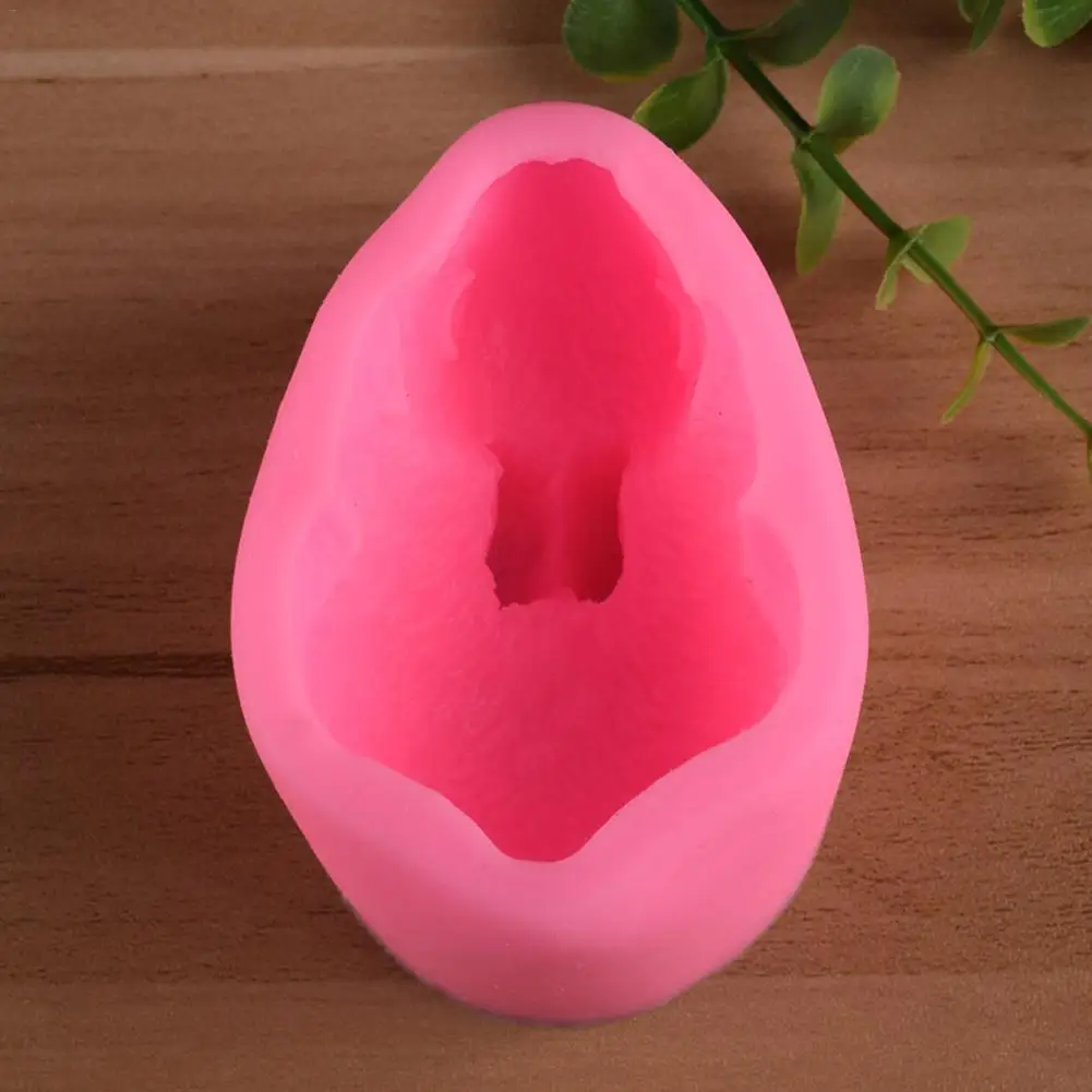 3D силиконовые формы Пасхальный кролик Кролик прессформы смолы глины плесень