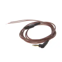 3,5 мм OFC Core 3-полюсный Jack аудиокабель для наушников DIY наушников сменный кабель