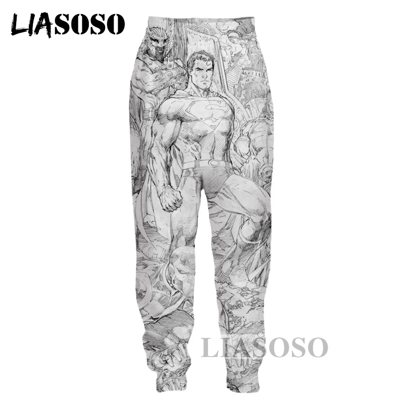 LIASOSO, новинка, Harajuku, мультяшный супергерой, Marvel, Человек-паук, флэш, супер 3D принт, штаны унисекс, хорошее качество, брюки, брендовые штаны, G431 - Цвет: 2