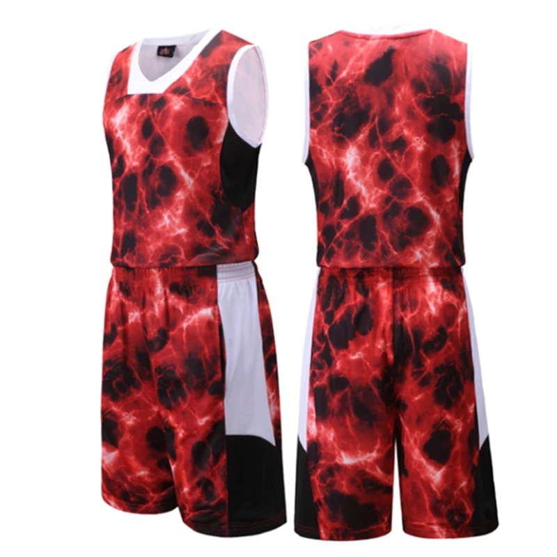 High quality 2017 college basketball jersey set quick dry sport men