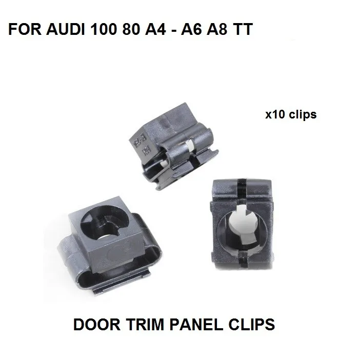 10x Door Panel Fixing Clips For Audi a4 CONVERTIBLE TT r8 
