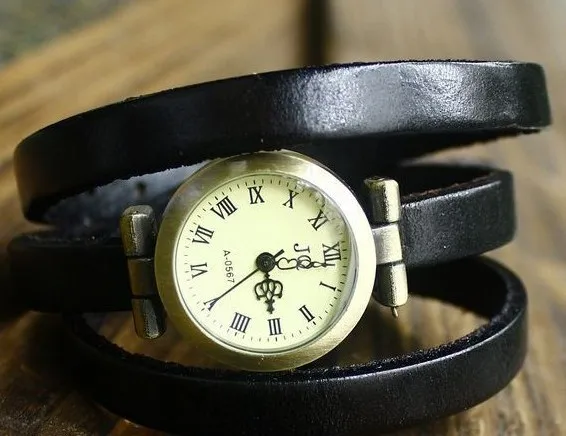 Женские кварцевые часы с ремешком из натуральной коровьей кожи|wristwatch women|wristwatch