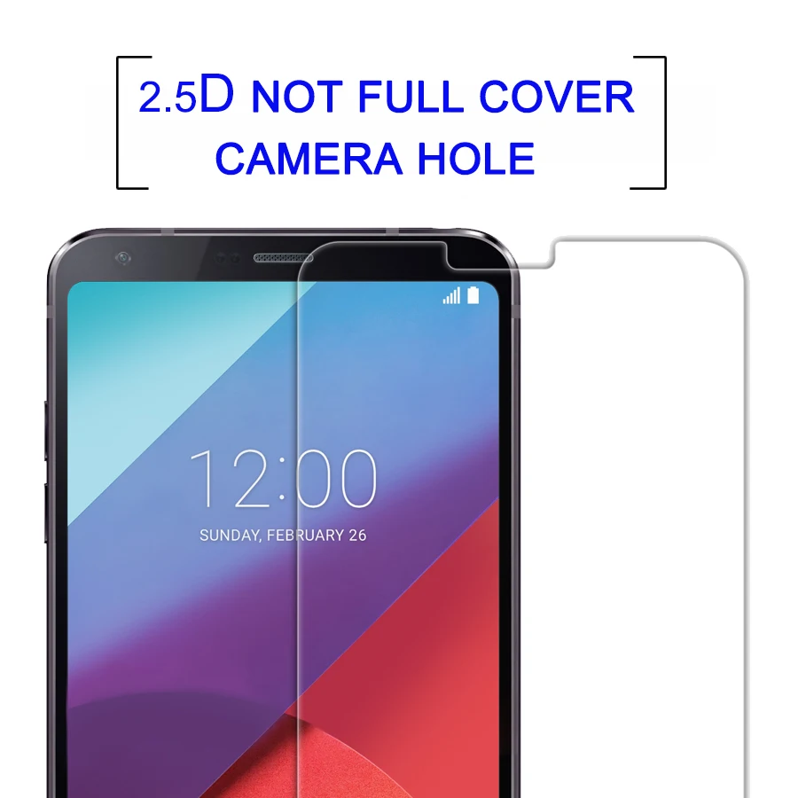 Закаленное стекло для LG G3 G5 G6 G4 9H твердость 2.5D протектор экрана мобильного