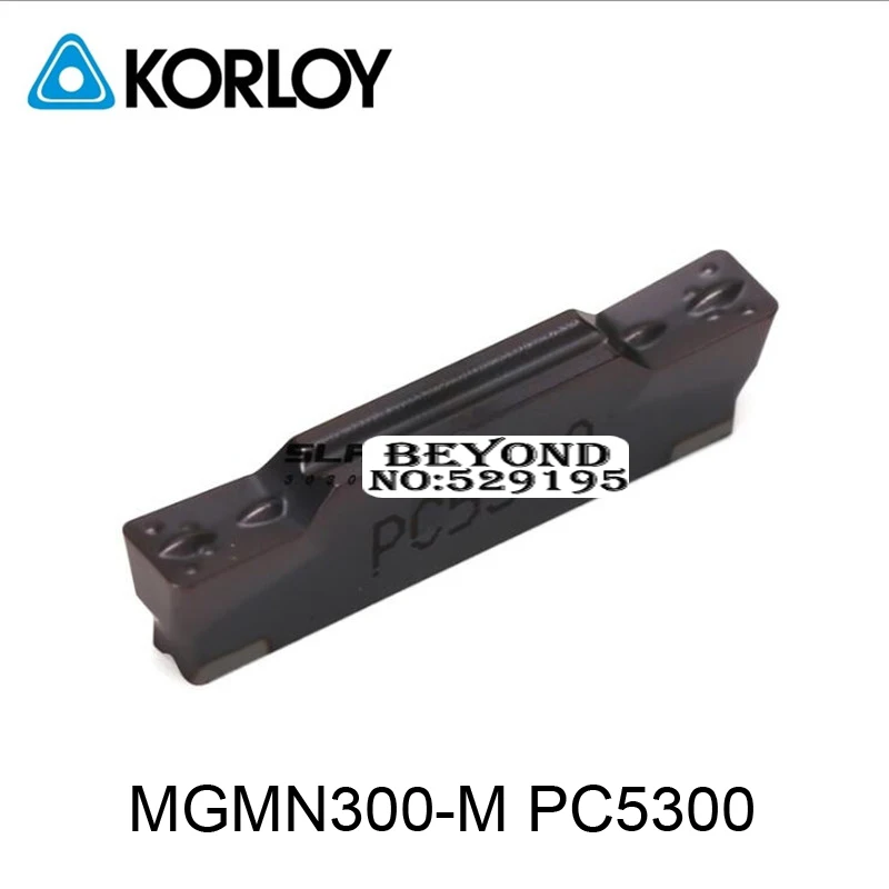 

MGMN300-M PC5300, Two-headed Cnc Cutting Korloy Carbide Coating Turning Insert For Grooving Holder Mgehr & Mgivr
