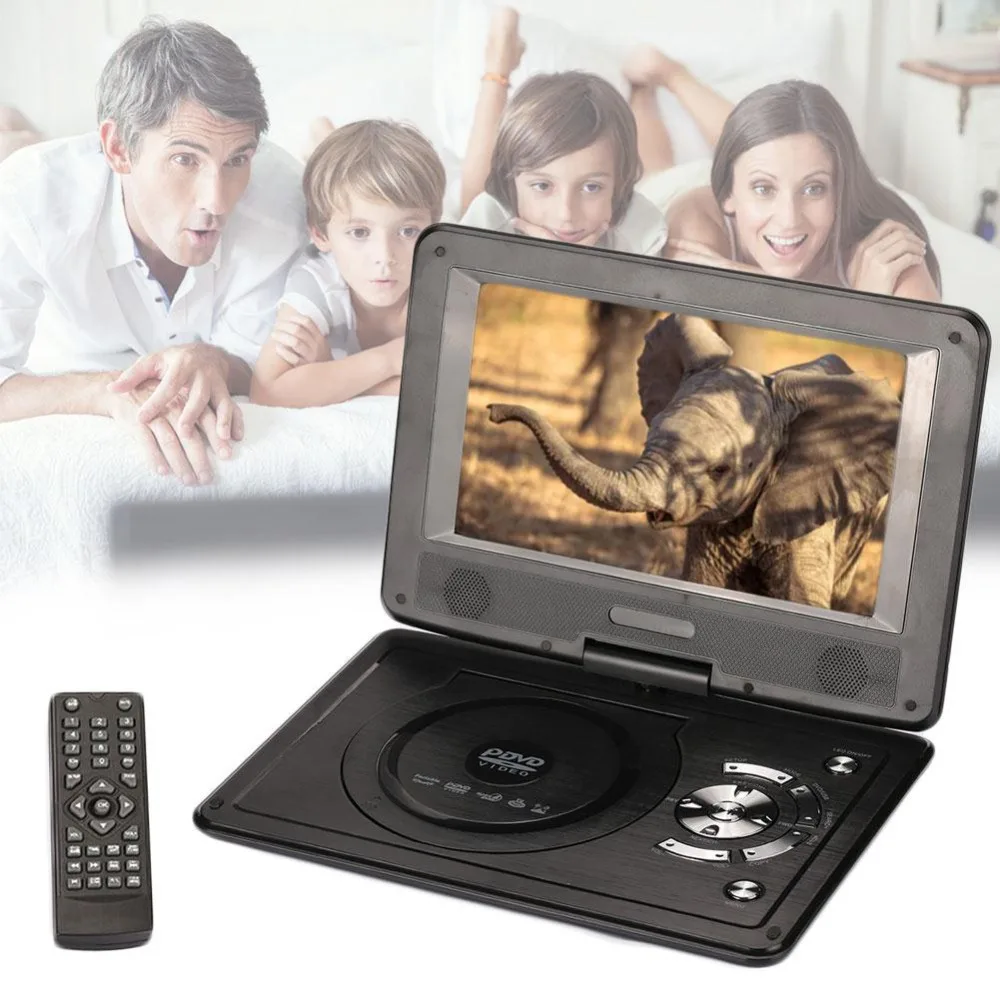 

2017 Hot Sale 9'' LCD Display 720P HD VCD DVD Media Player EU Plug Portable
