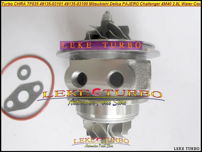 Water Cooled Turbo Cartridge CHRA TF035 49135-03101 49135-03100 49135-03110 For Mitsubishi PAJERO Delica 2.8L 4M40 (5)