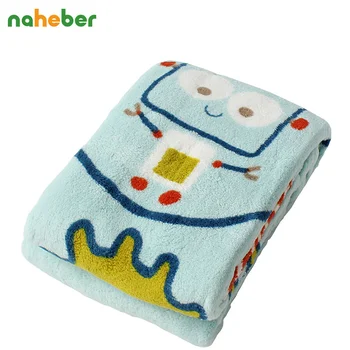 

Super Soft Baby Blanket Fleece Cartoon Kids Bath Towel Washcloth Children Stroller Bedding Wrap Winter Newborn Products 78x100