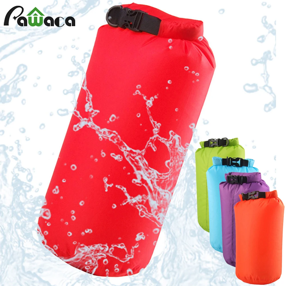 8L Outdoor Coating Waterproof Storage Bags Portable Travel Camping