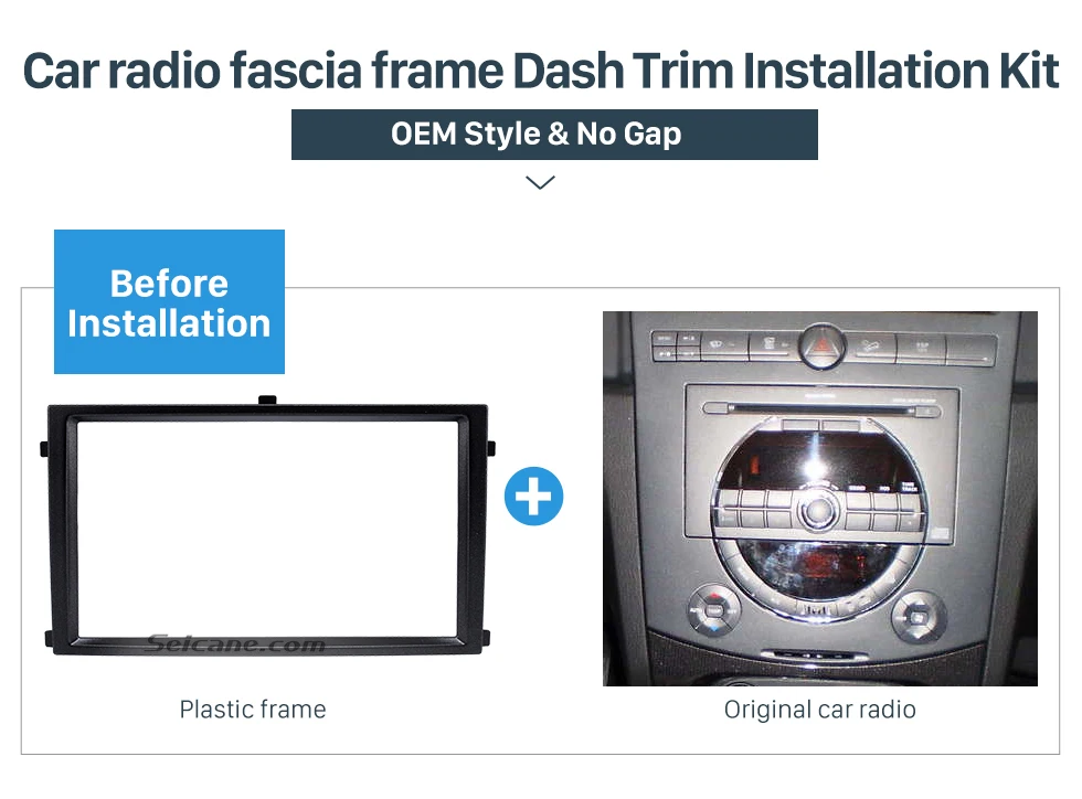 Seicane отличное качество 2 Дин радио фасции Для 2007+ SSANG YONG REXTON авто стерео интерфейс панель аудио фитинг адаптер