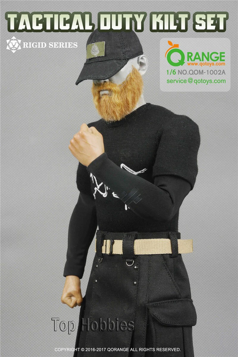 Женские аксессуары для тела Боевая юбка одежда костюм QORANGE QOTOYS 1/6 QOM 1002A черная
