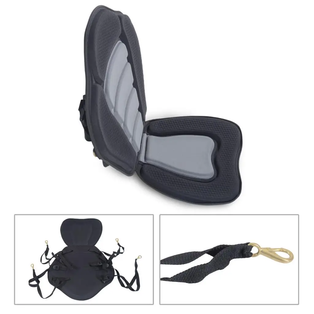 

Adjusting Padded Kayak Boating Canoe Seat Detachable Backrest Sit-On-Top Seat for Fishing Boat Water Sports Rafting Canoe Boats