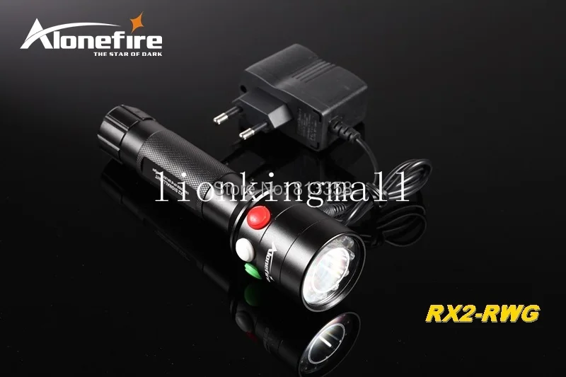 AloneFire RX2-RWG CREE XP-E Q5 светодиодный красный, белый зеленый светильник многофункциональная сигнальная лампа фонарик факел