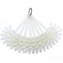 10 Pcs/Set New DIY Gel Folding Fan Shape Nail Polish Color Palette Nails Color Card Manicure Nails Art Templates Tools