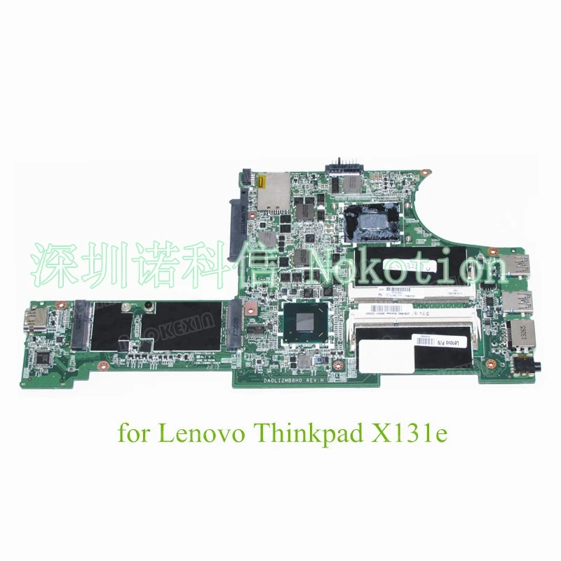 04X0701 DA0LI2MB8H0 Main board For Lenovo Thinkpad X131E font b laptop b font motherboard i3 3227U