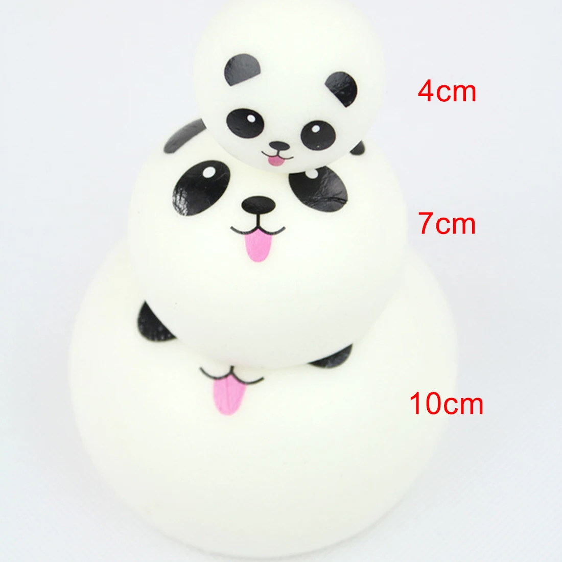 Etmakit 10/7/4 см мягкий медленно поднимающийся Jumbo Panda Squeeze детская забавная игрушка для снятия стресса в стиле мягкими очарование телефон ремень в подарок