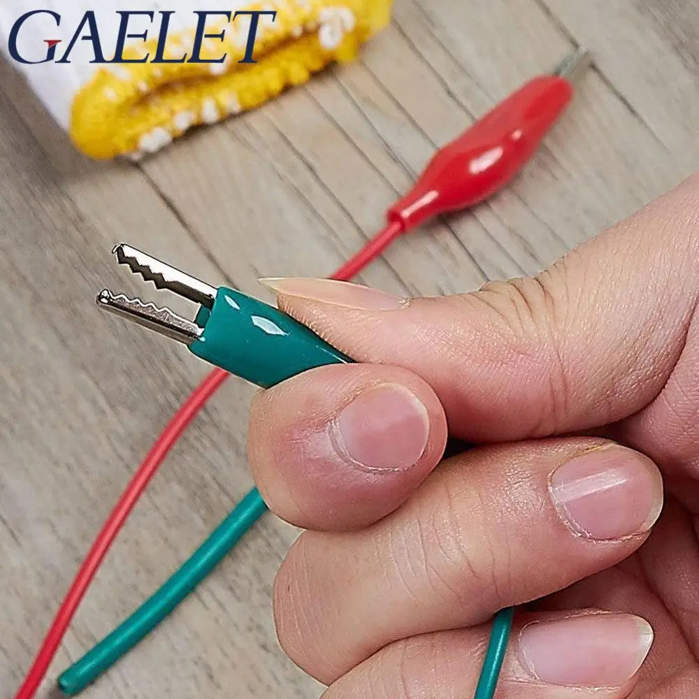 1 шт. тестовая Перемычка провода Аллигатор зажим электрические DIY Тестовые
