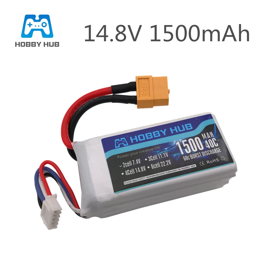 1 / 2 /3 шт. перезаряжаемая батарея Lipo 14 8 в 1500 мАч | Игрушки и хобби