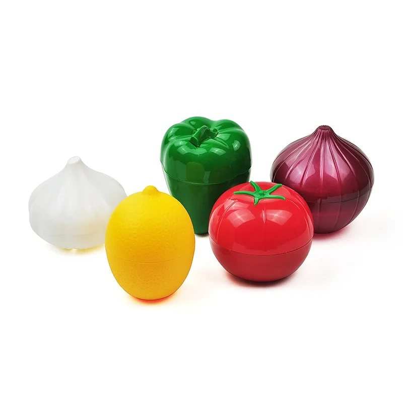 

Creative Storage Containers Kitchen Vegetable Fruits Crisper Food Containers Onion Lemon Plastic Fresh Storage Box Case