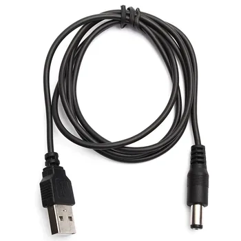 

Wholesale Price Best Promotion 1M USB Port To 5.5 x 2.1mm 5V DC Barrel Jack Power Cable Connector Black For sale