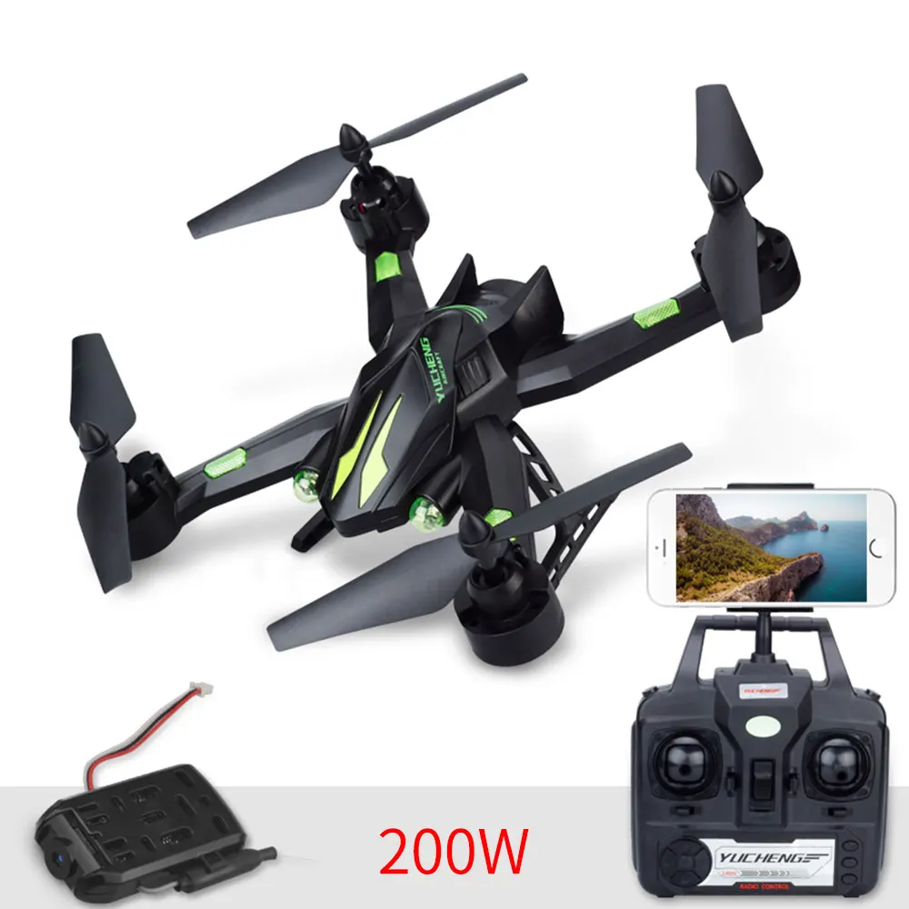 Квадрокоптер Дрон 4CH 6 Axis Gyro 200MP 720 P Регулируемый Flying App Управление Wi Fi FPV в режиме