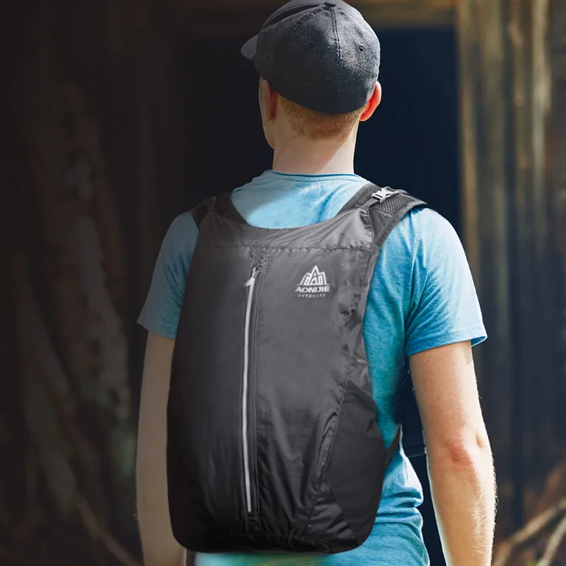 AONIJIE 25L Lightweight Nylon Foldable Backpack Waterproof Backpack Folding Bag Ultralight Outdoor Pack For Women Men