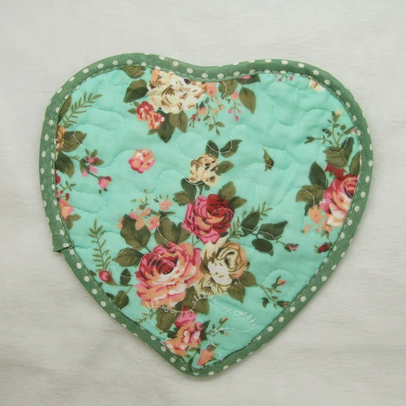 Новое поступление 1 шт. Sweet Heart cooksmart хлопок духовки/перчатки и столовых озеро зеленый фон mixcolor живописи цветок