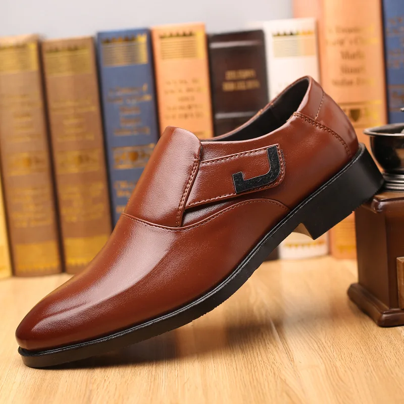 Hombre Casamento Moda Tamanho Casuais Sapatos Homens Pé Pu Dos Grande brown De Selvagem Couro Zapatillas Black Ag477 PnT1qPO4w