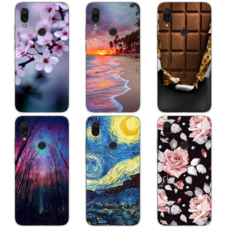 For Redmi 7 Case Xiaomi Silicone TPU Protective Cover Phone On Xiomi Reami7 Pro Soft |