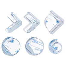 Strong elastic thickening table corner transparent silicone anti-collision angle Anti-collision anti-collision protection cover table corner transparent thick protective cover kids anti collision glass table protection pad furniture accessories soft safety